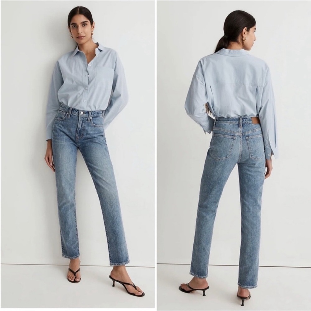 Madewell The Perfect Vintage High-Rise Heathcote Wash Jeans